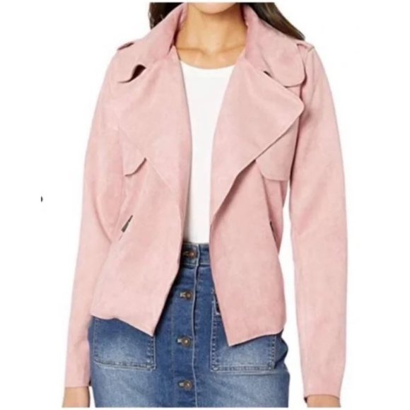 Kut from the Kloth Jackets & Blazers - Kut From The Kloth Jacee Draped Moto Jacket in Rose Size M NWT